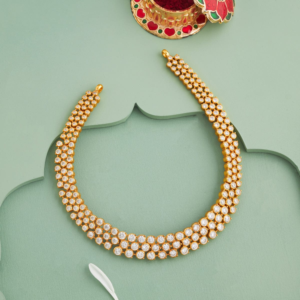 Temple Necklace Silver Temple Necklace 190854