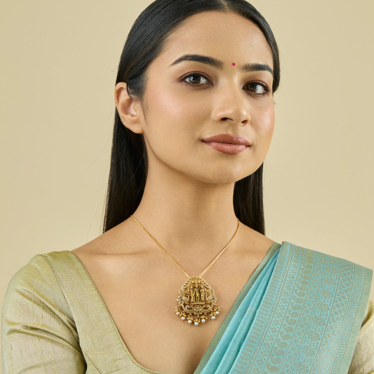 Temple Pendant Silver Temple Pendant 183344