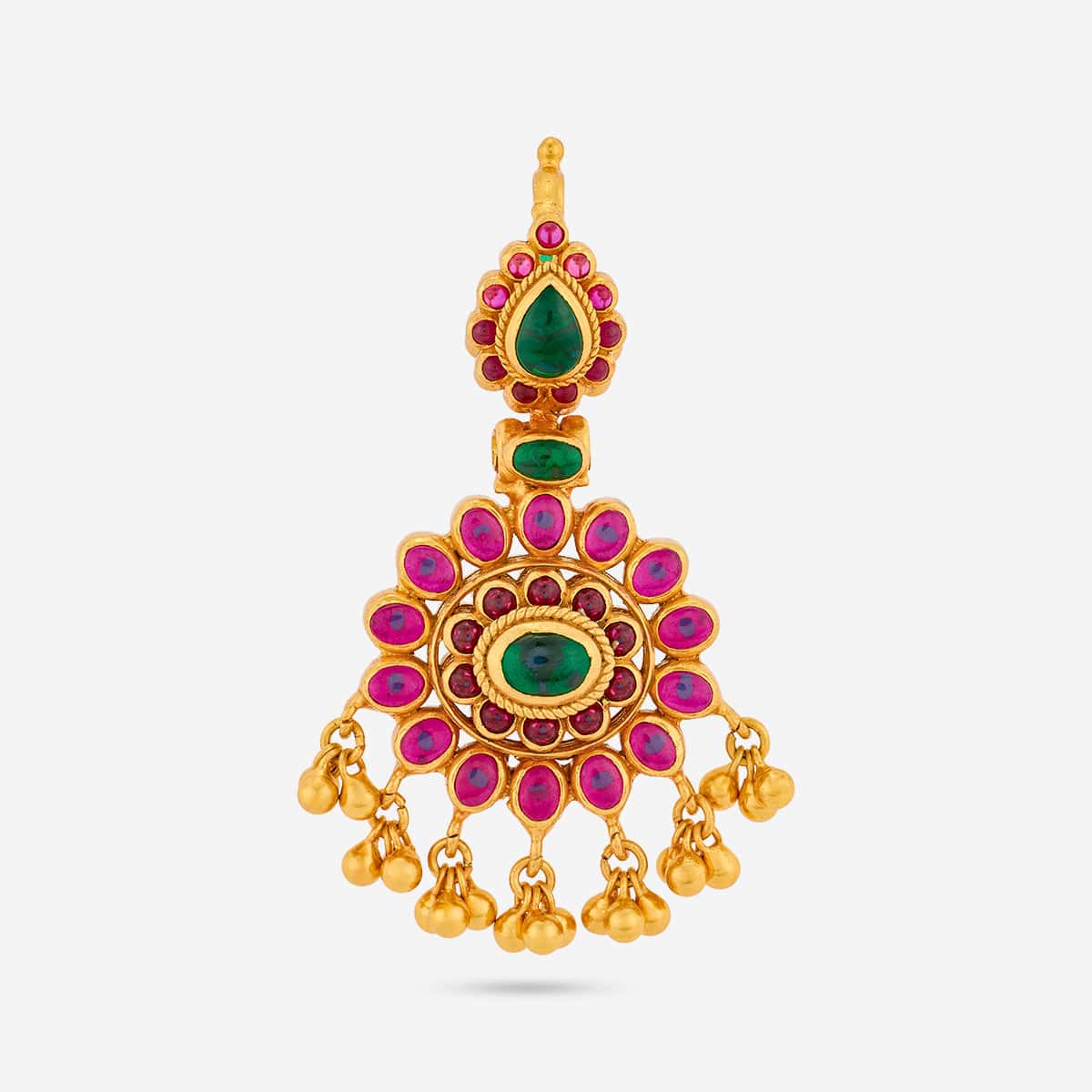 Temple Pendant Reversible Silver Temple Pendant 190574