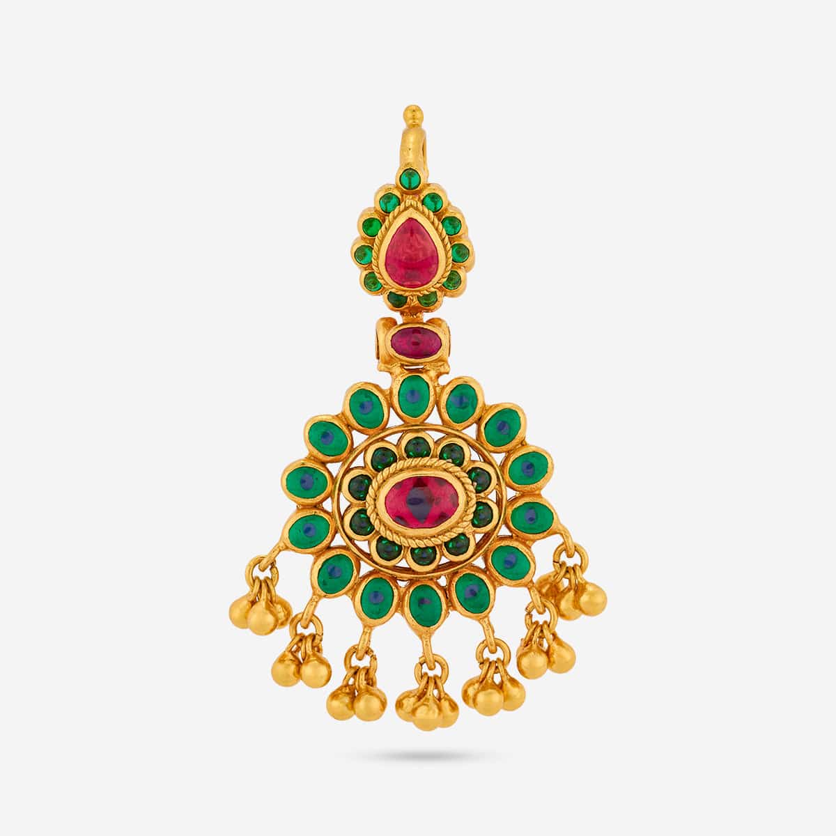 Temple Pendant Reversible Silver Temple Pendant 190574