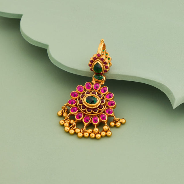 Temple Pendant Reversible Silver Temple Pendant 190574