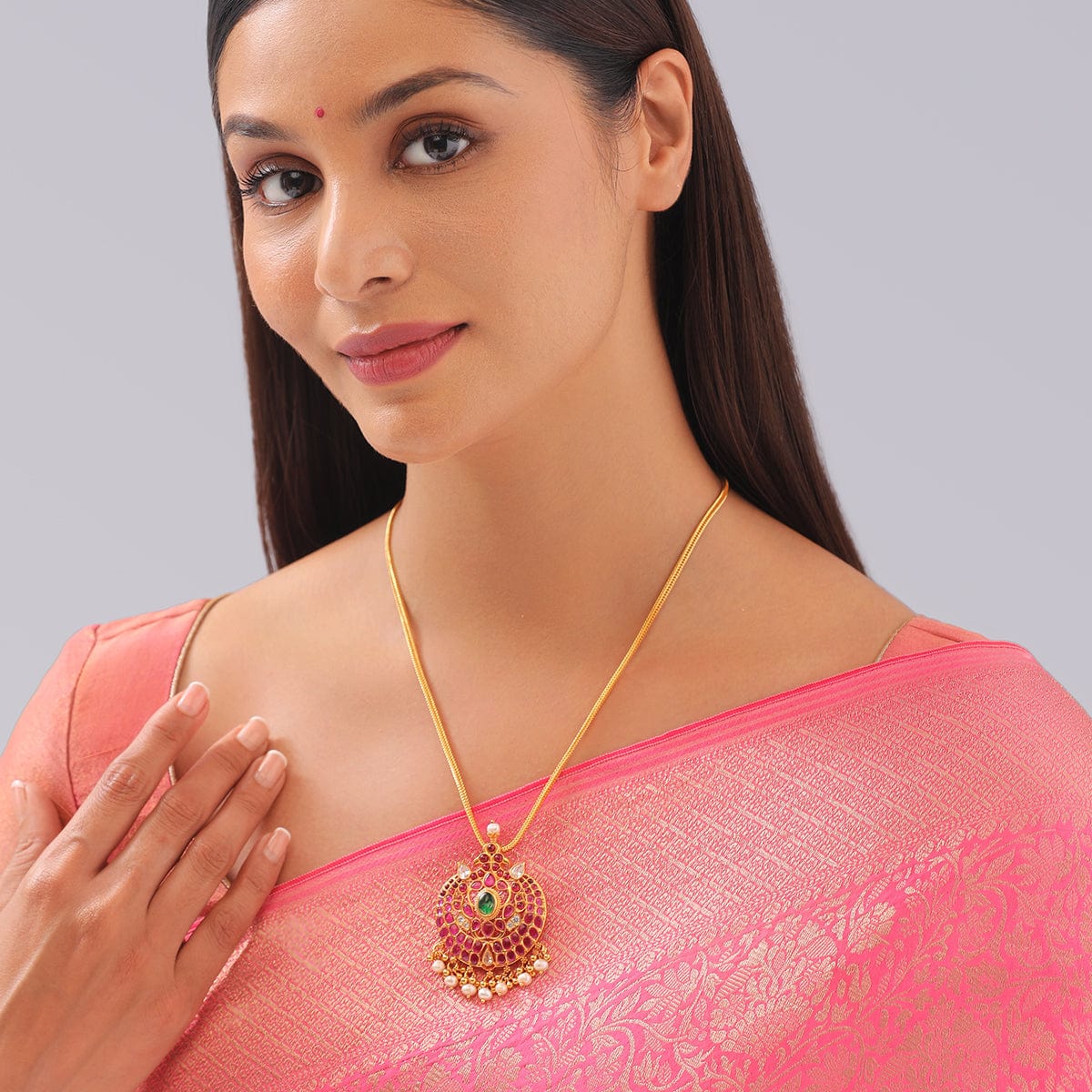 Silver Temple Pendant 161565 - Main Image