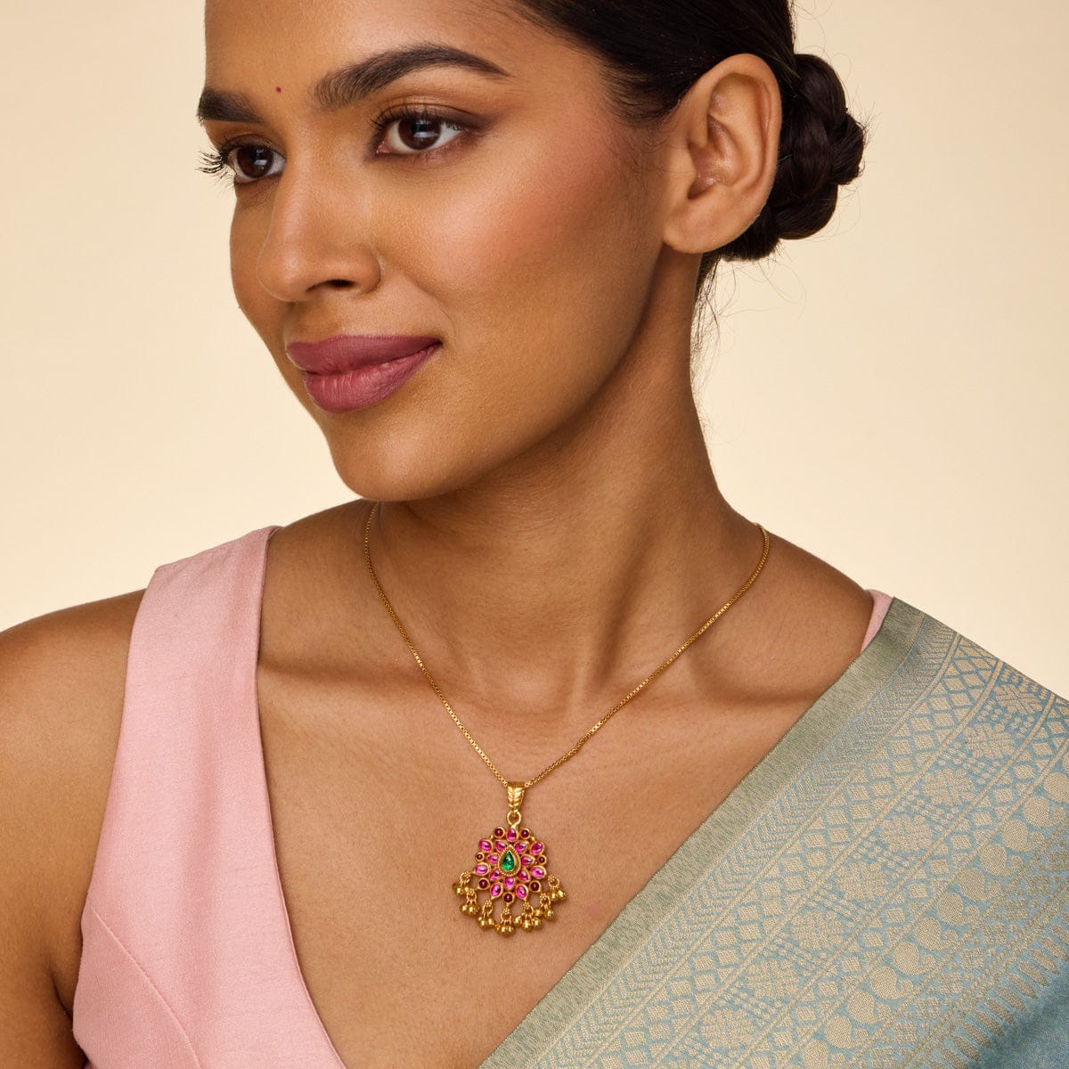 Temple Pendant Silver Temple Pendant 190585