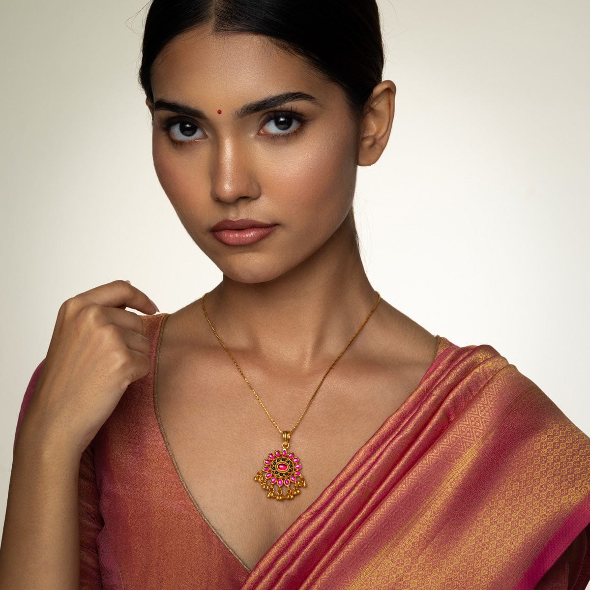 Temple Pendant Silver Temple Pendant 190586