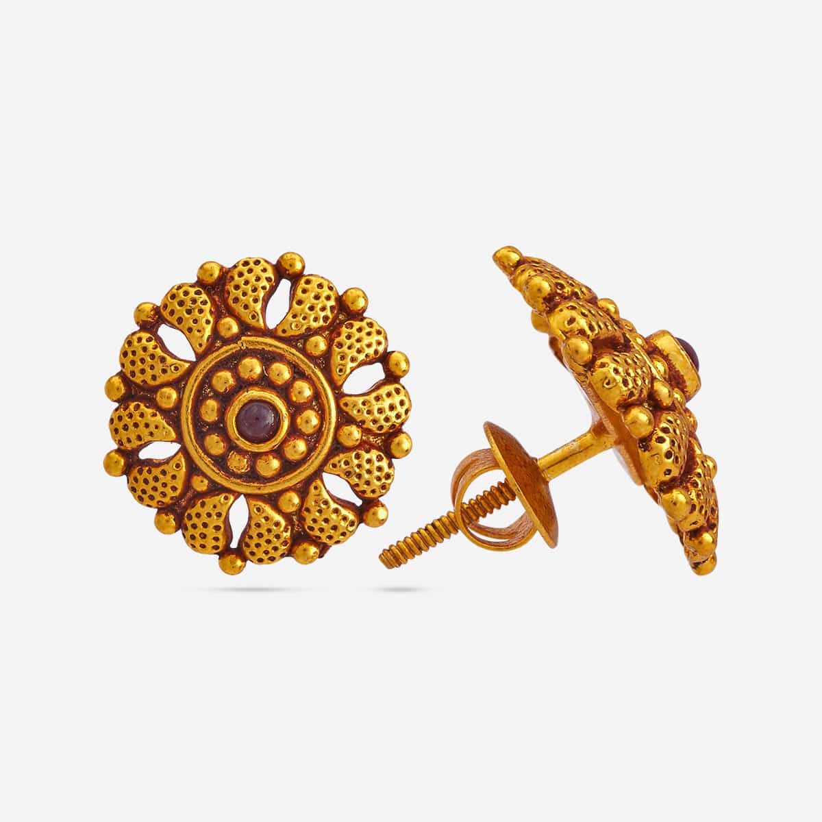 Temple Pendant Set Silver Temple Pendant Earring 172388