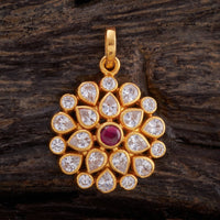 Temple Pendant Set Silver Temple Pendant Earring 158180