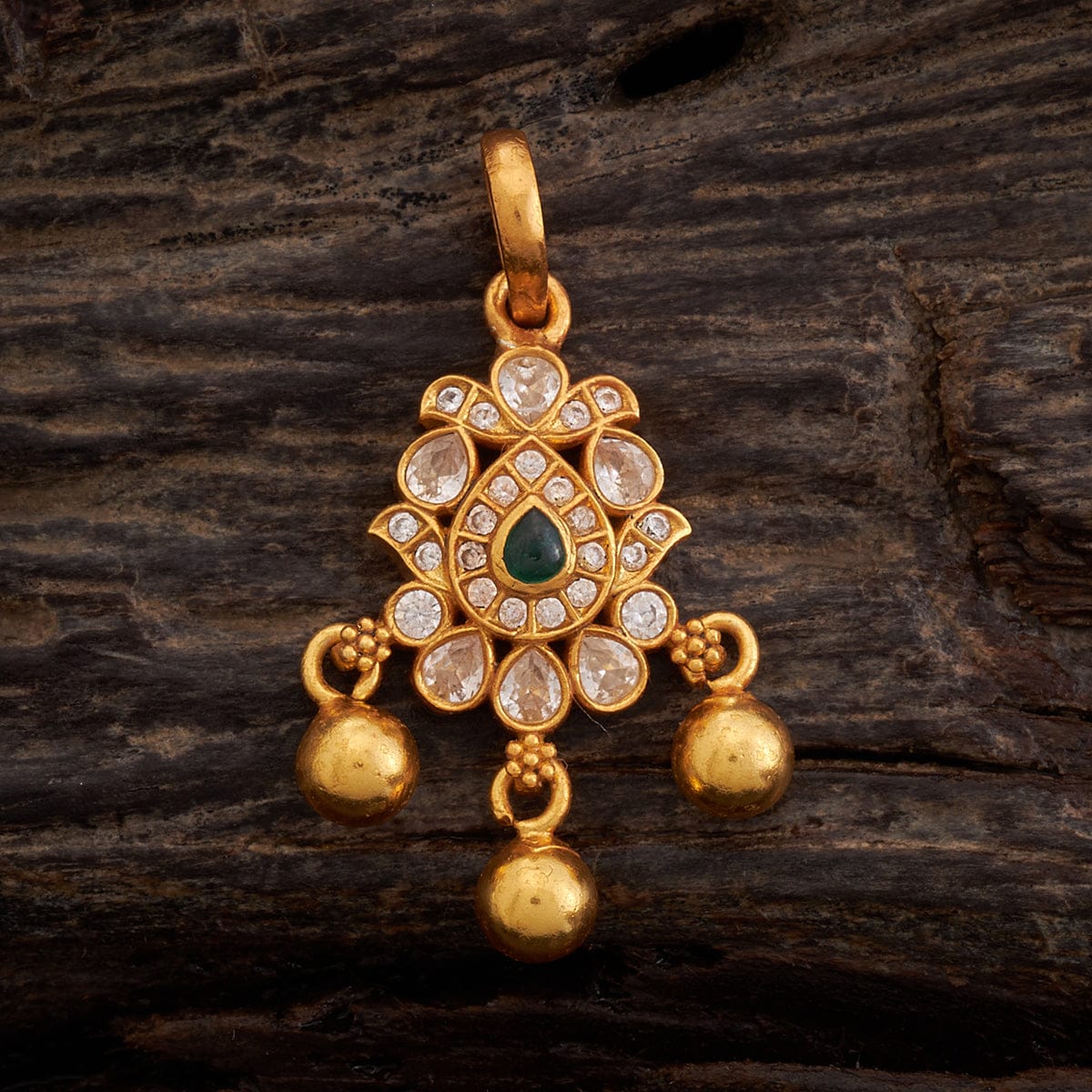 Temple Pendant Set Silver Temple Pendant Earring 158344