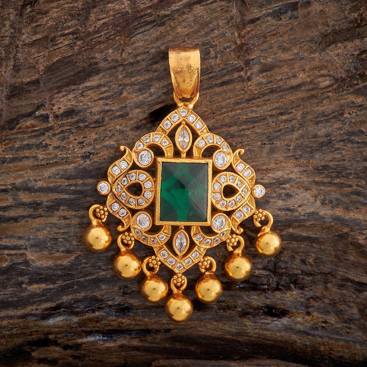 Temple Pendant Set Silver Temple Pendant Earring 177365