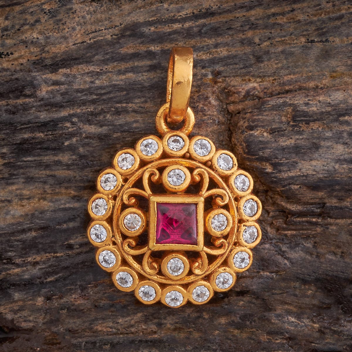 Temple Pendant Set Silver Temple Pendant Earring 178099