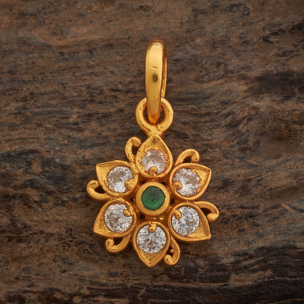 Temple Pendant Set Silver Temple Pendant Earring 180493