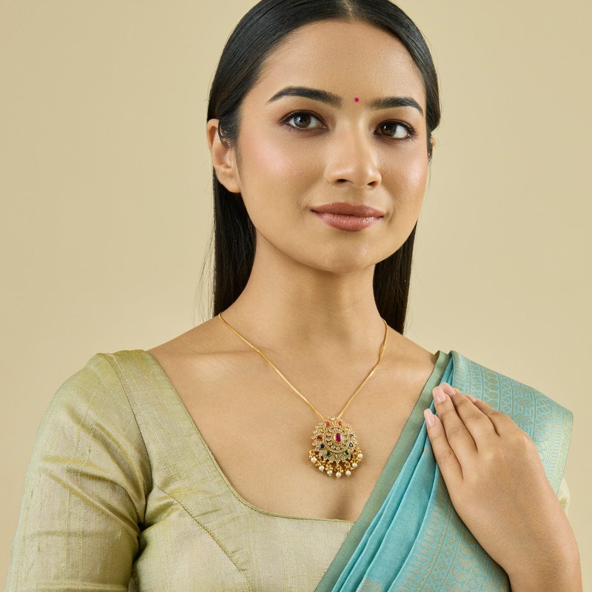 Temple Pendant Silver Temple Pendant 166194