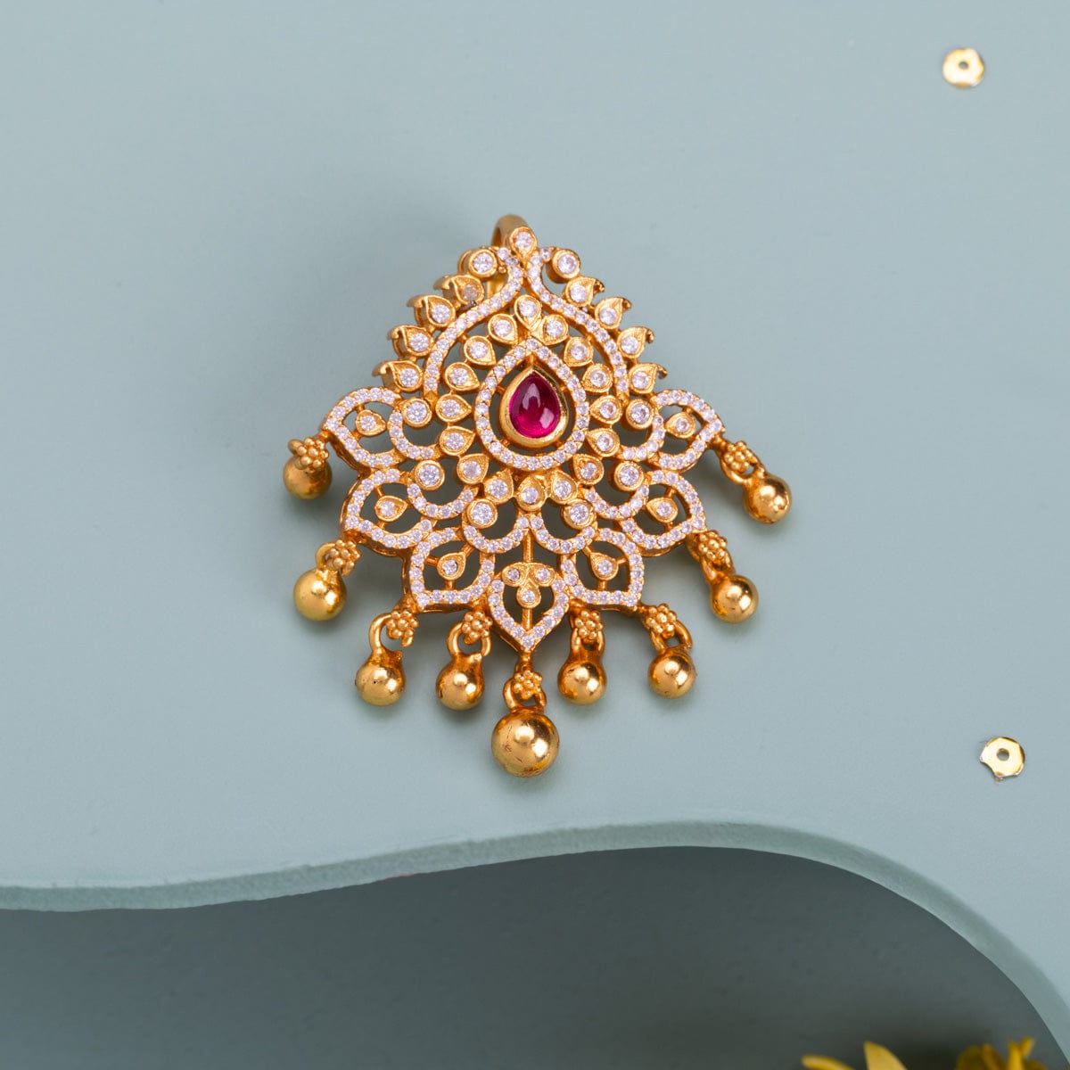 Temple Pendant Silver Temple Pendant 186493