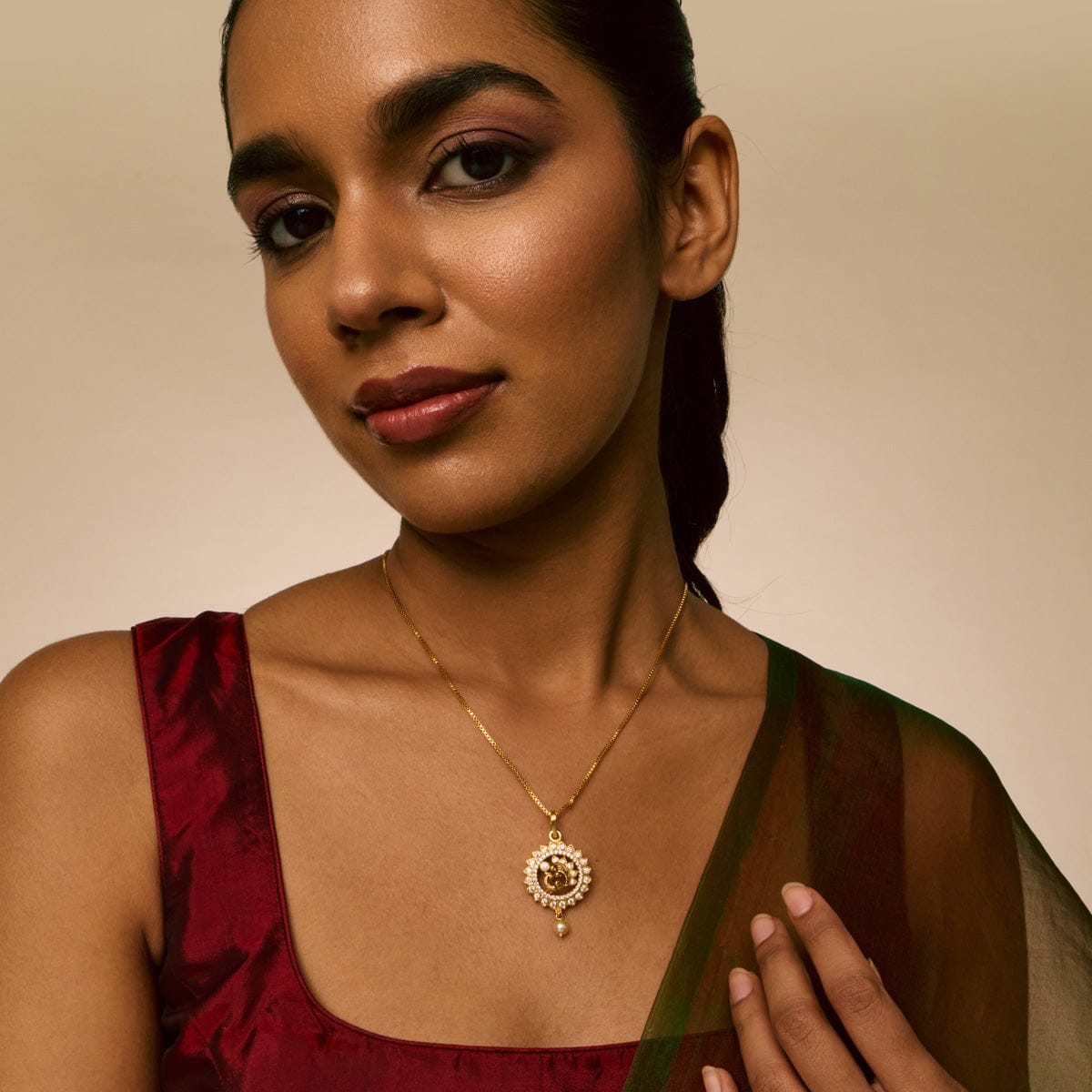 Temple Pendant Silver Temple Pendant 190864