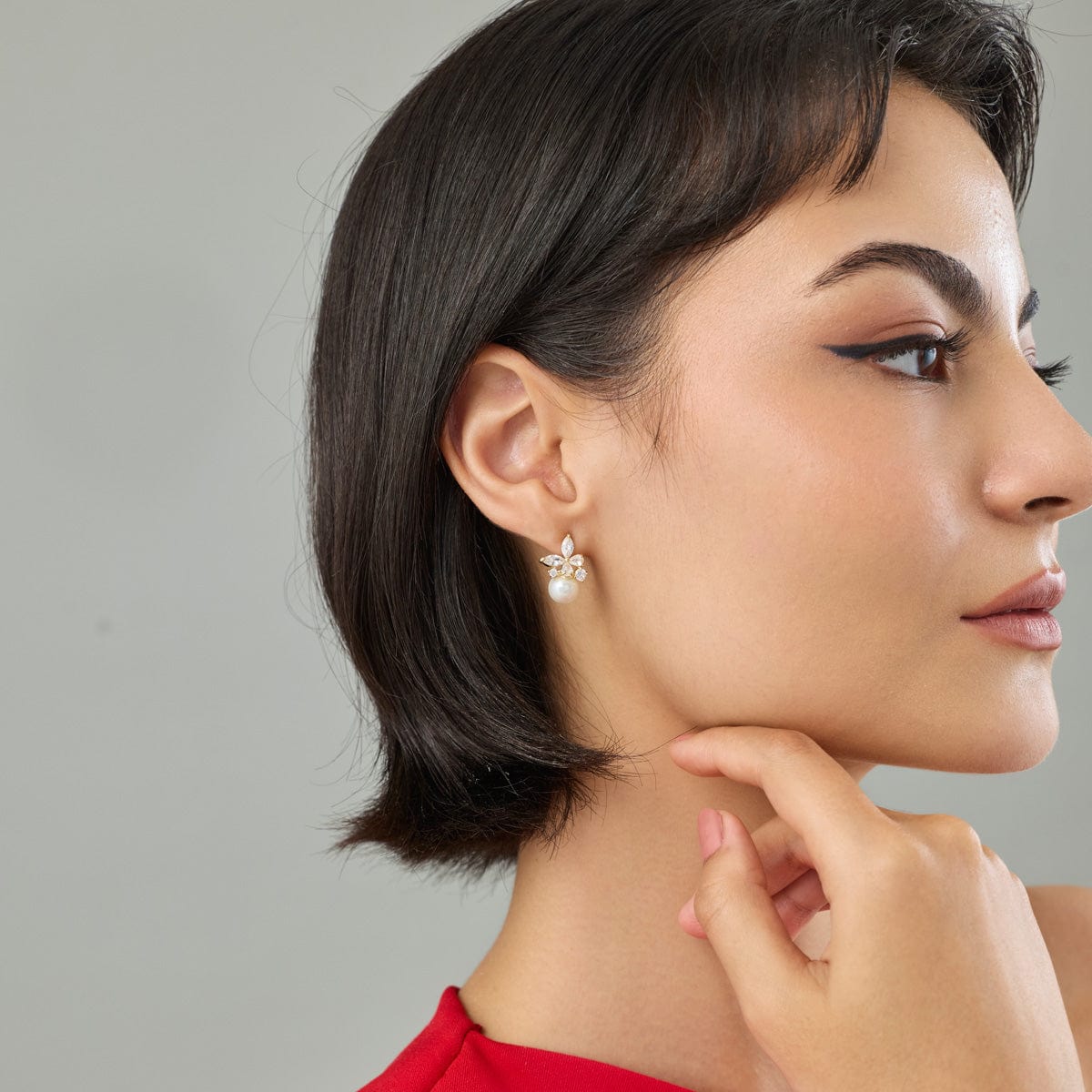 Trendy Zircon Earring Trendy Earring 187475