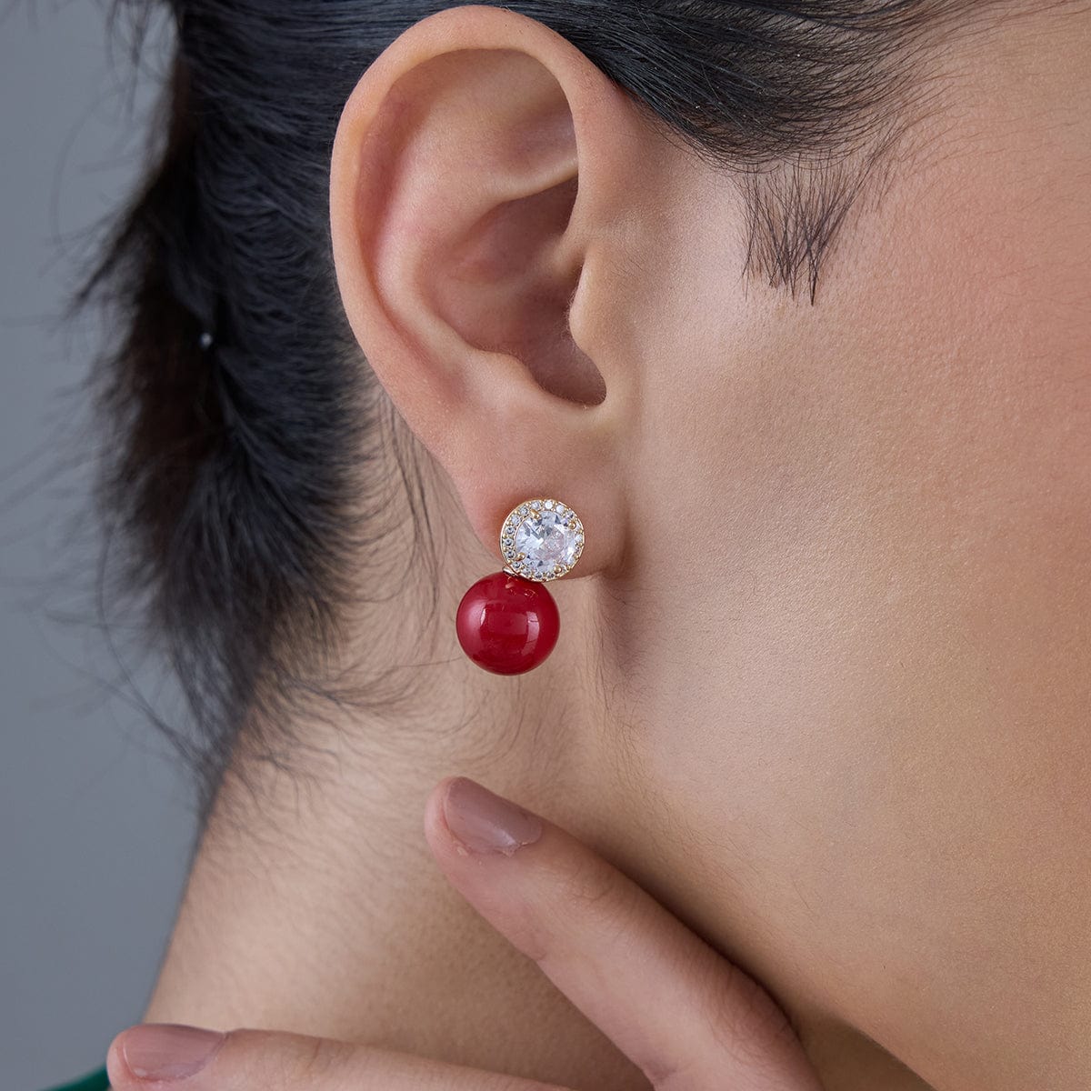 Trendy Zircon Earring Trendy Earring 123222