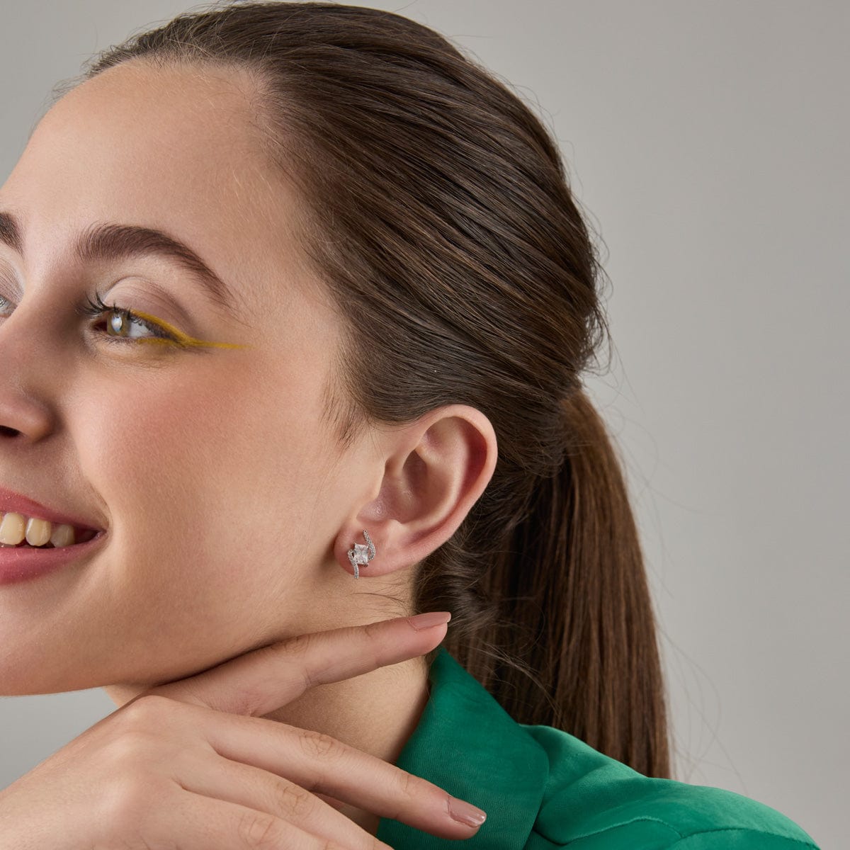 Trendy Zircon Earring Trendy Earring 184025