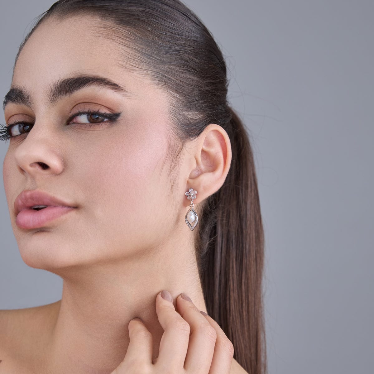 Trendy Zircon Earring Trendy Earring 186006