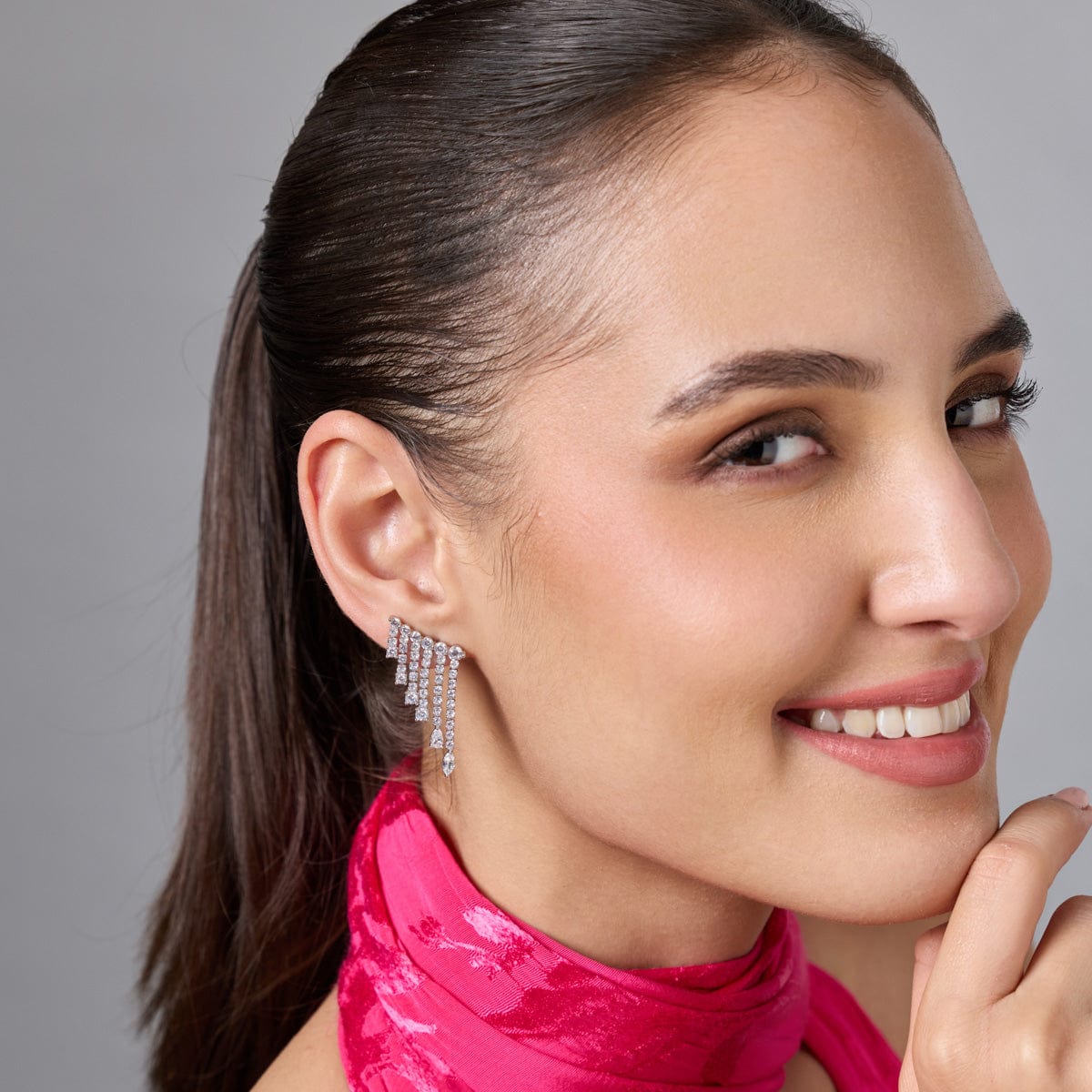 Trendy Zircon Earring Trendy Earring 190010