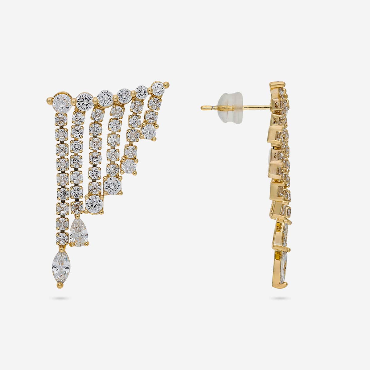 Trendy Zircon Earring Trendy Earring 190010