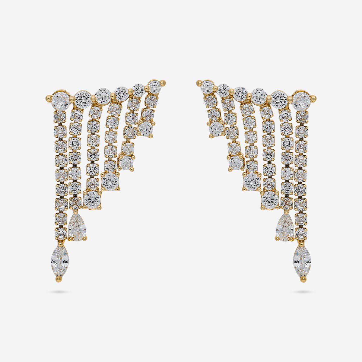 Trendy Zircon Earring Trendy Earring 190010
