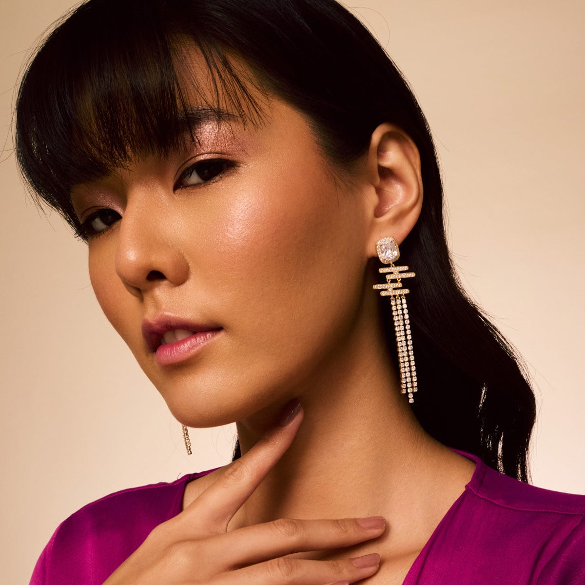 Trendy Zircon Earring Trendy Earring 196074