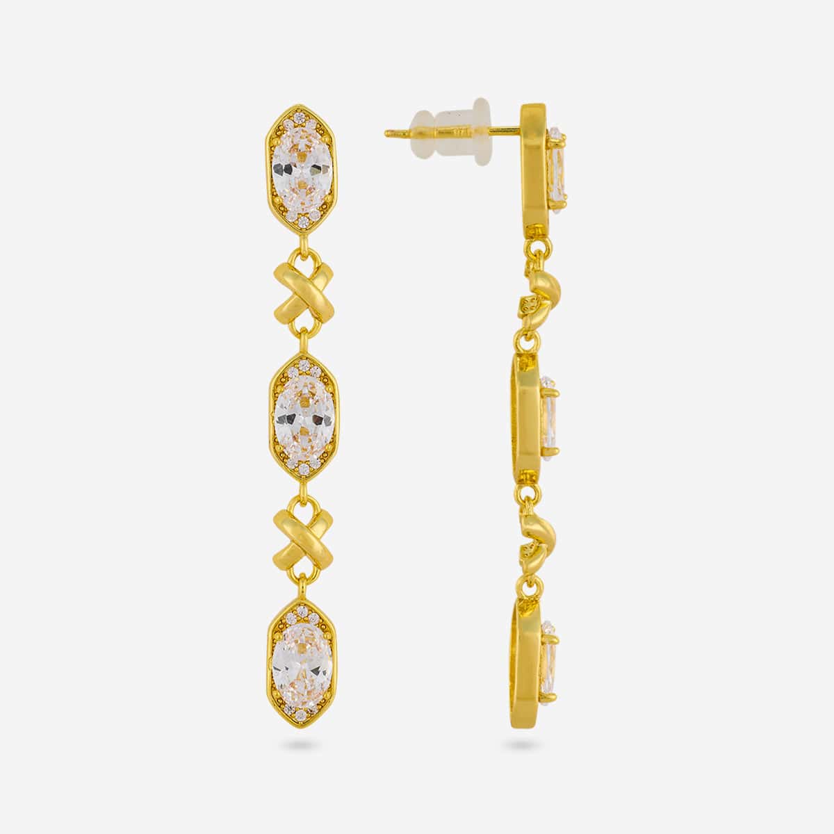 Trendy Zircon Earring Trendy Earring 199142