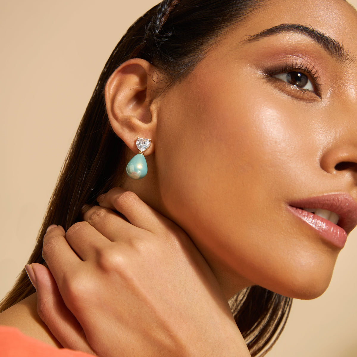 Trendy Zircon Earring Trendy Pearl Earring 175080
