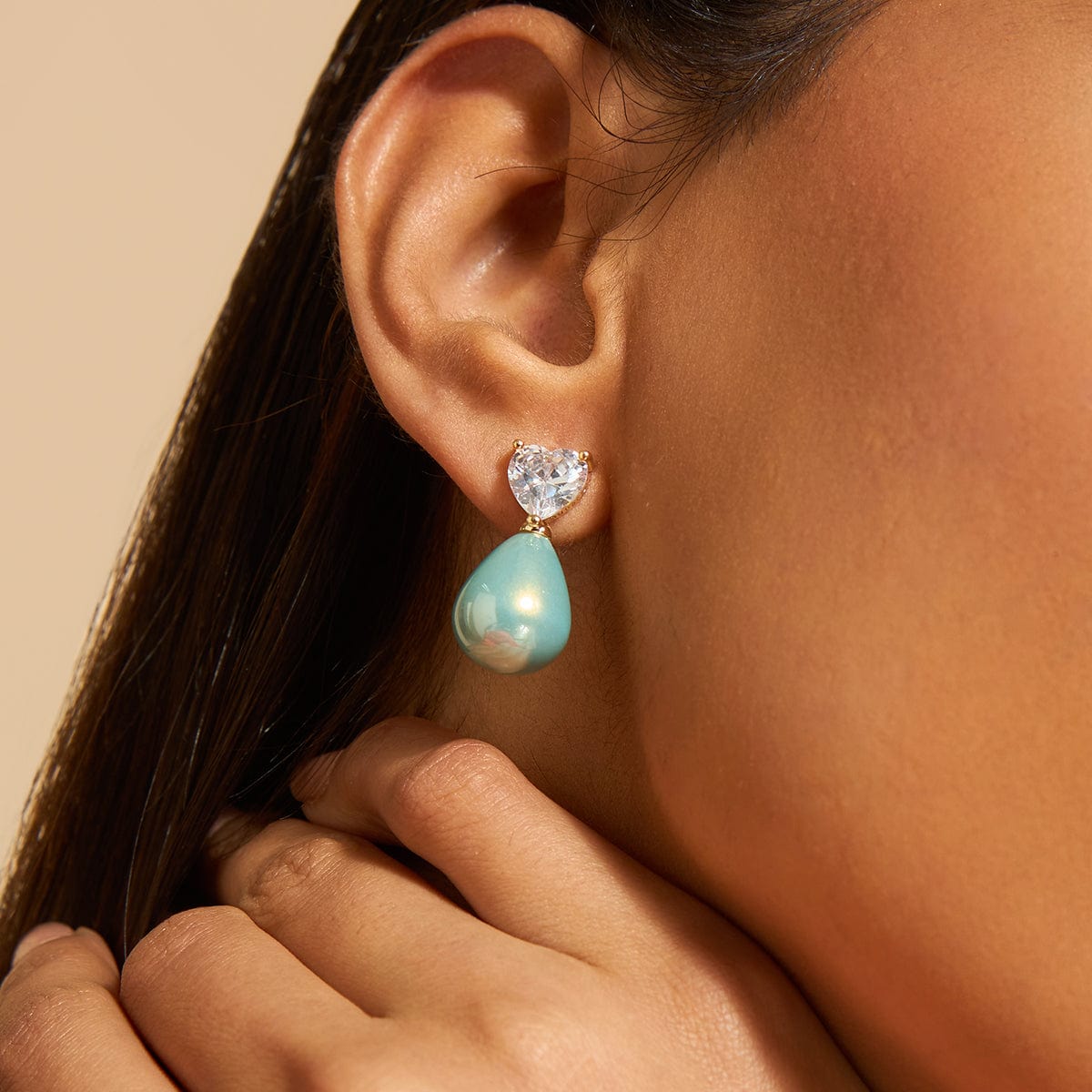 Trendy Zircon Earring Trendy Pearl Earring 175080