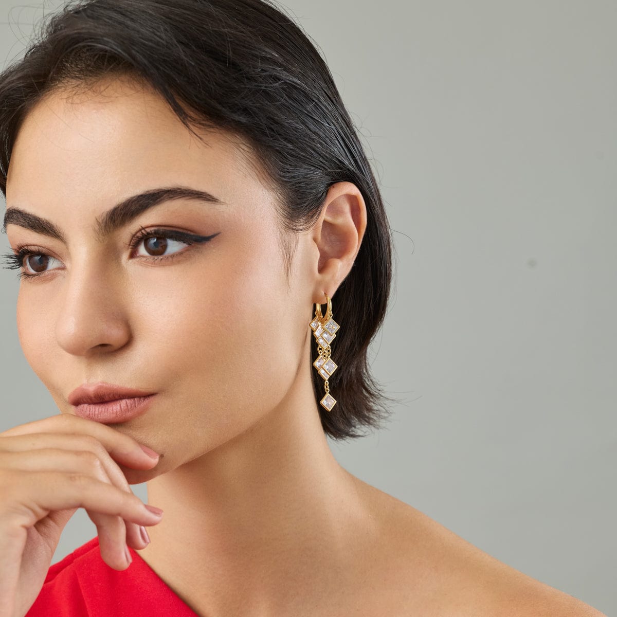 Trendy Zircon Earring Trendy Earring 187240