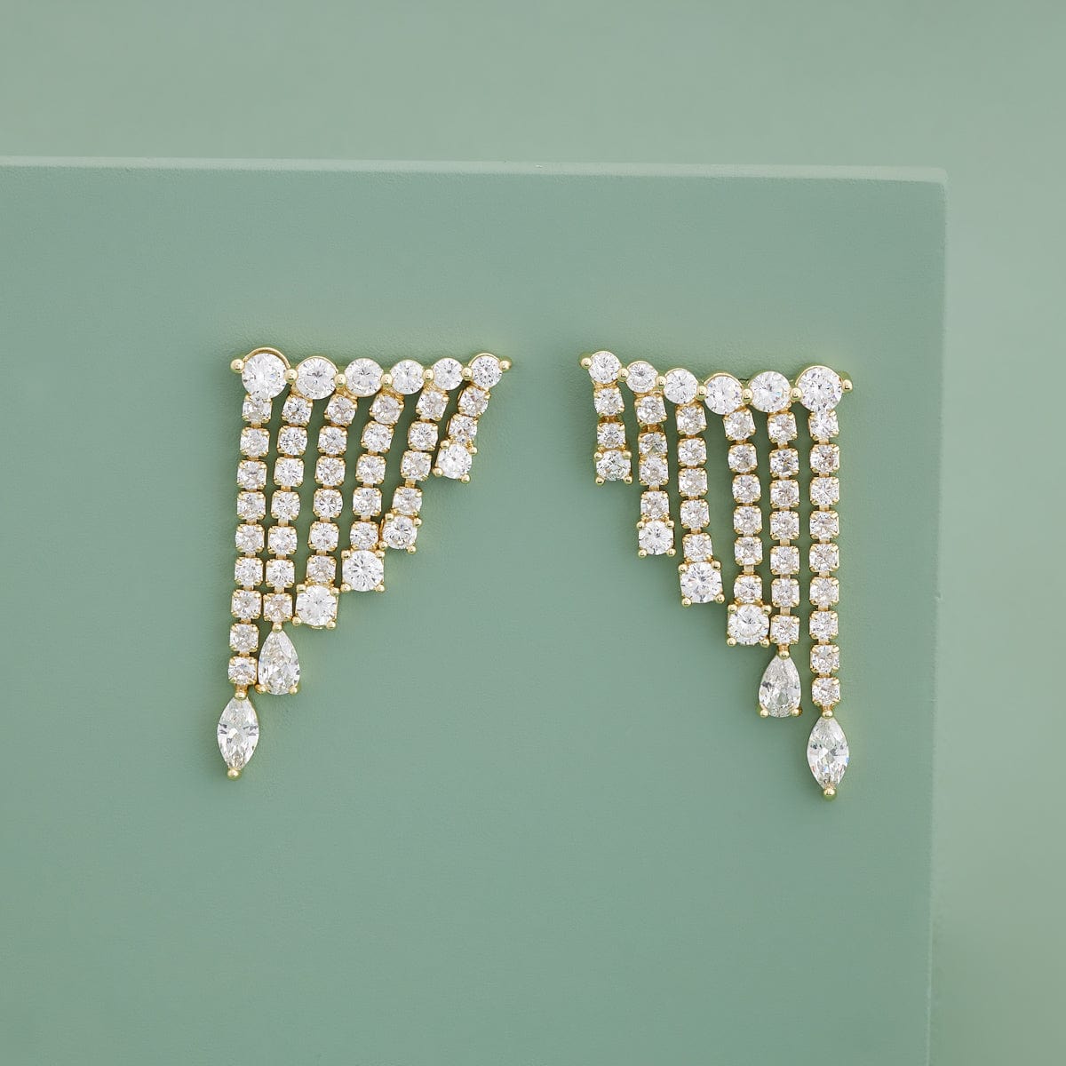 Trendy Zircon Earring Trendy Earring 190010