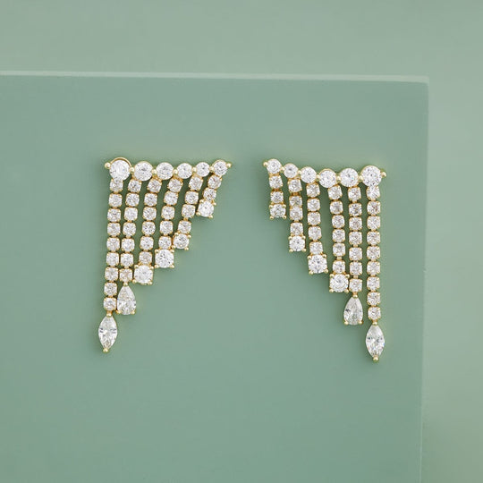 Trendy Zircon Earring Trendy Earring 190010