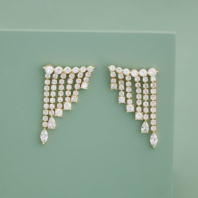 Trendy Zircon Earring Trendy Earring 190010