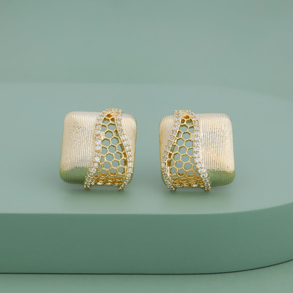Trendy Zircon Earring Trendy Earring 190016