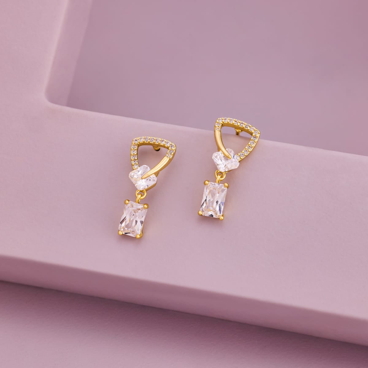 Trendy Zircon Earring Trendy Earring 201686