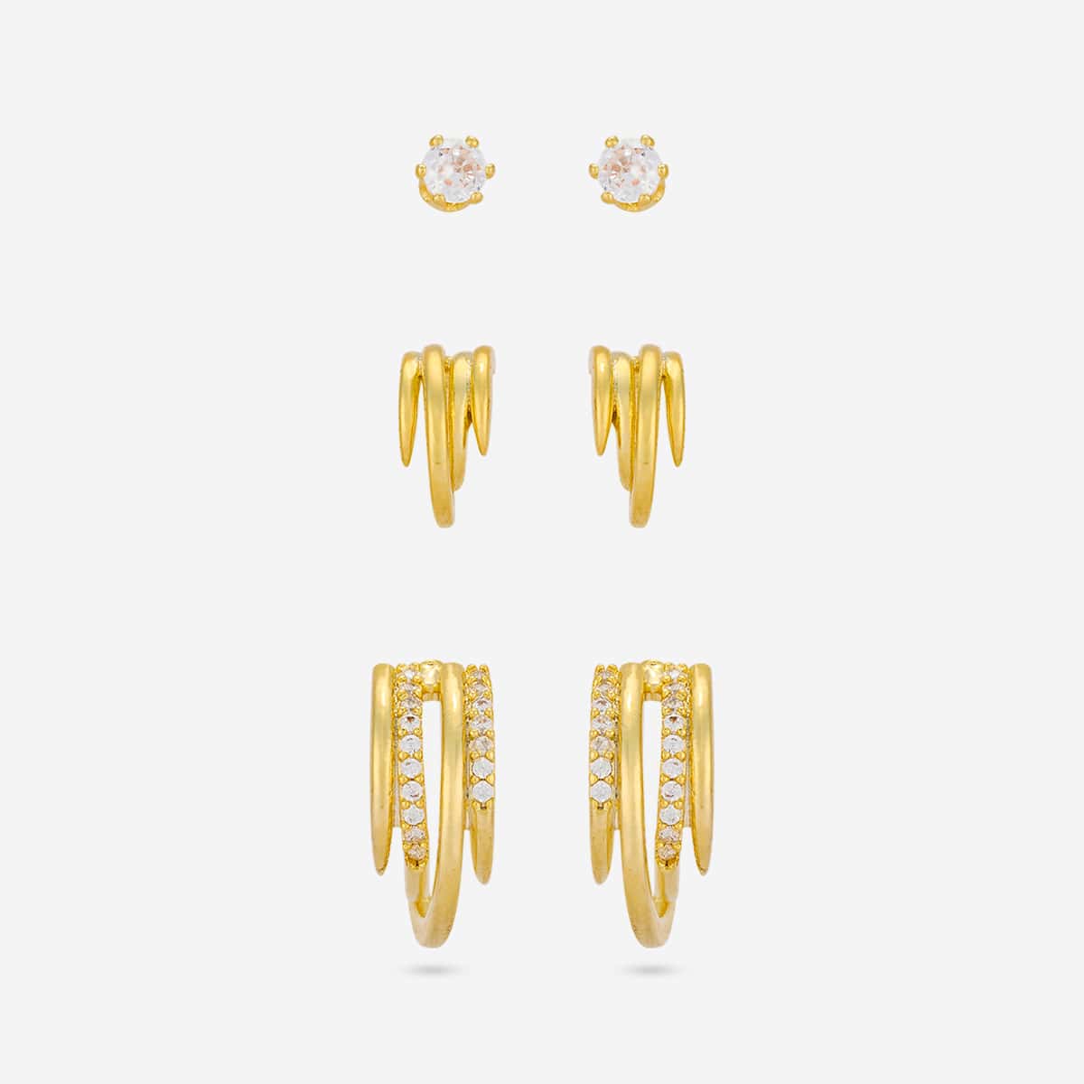 Trendy Zircon Earring Trendy Earring 204380