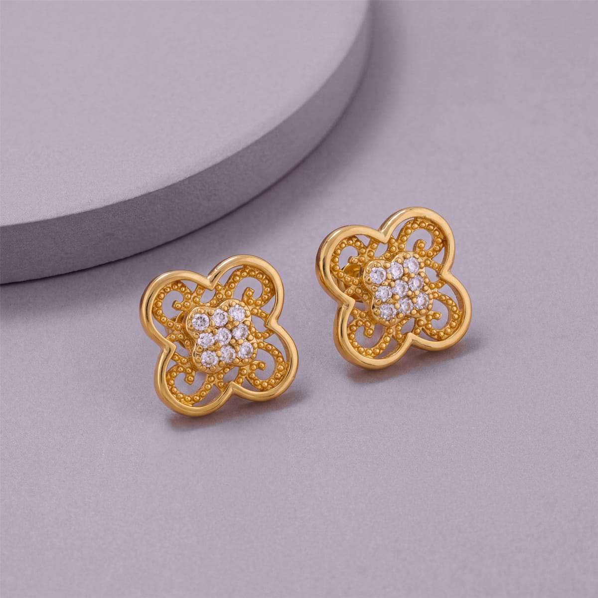 Trendy Zircon Earring Trendy Earring 206300