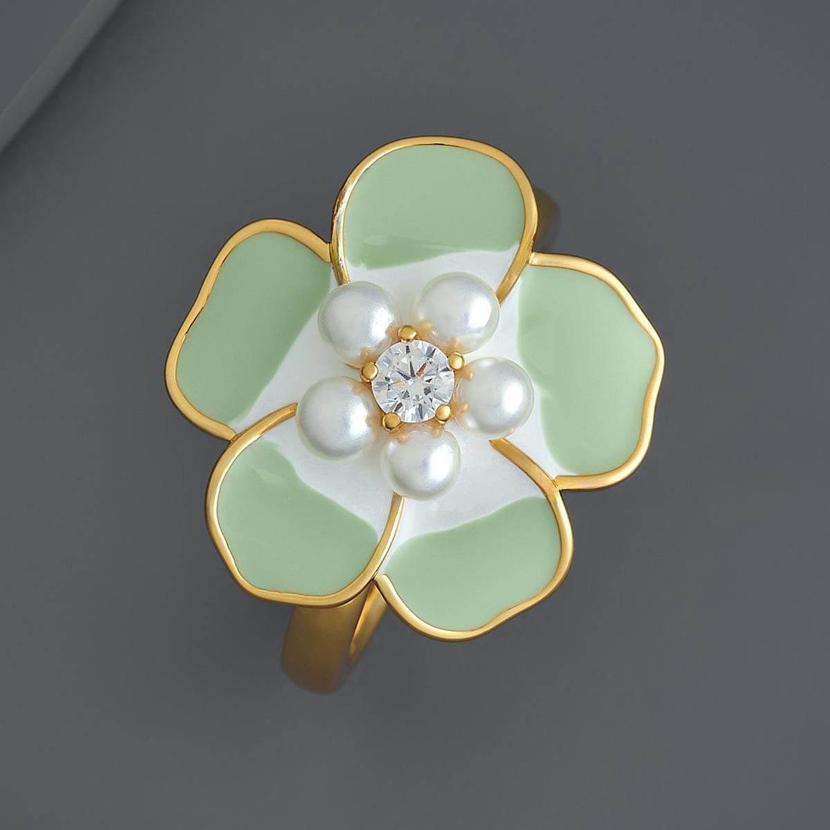 Trendy Zircon Finger Ring Trendy Finger Ring 186023