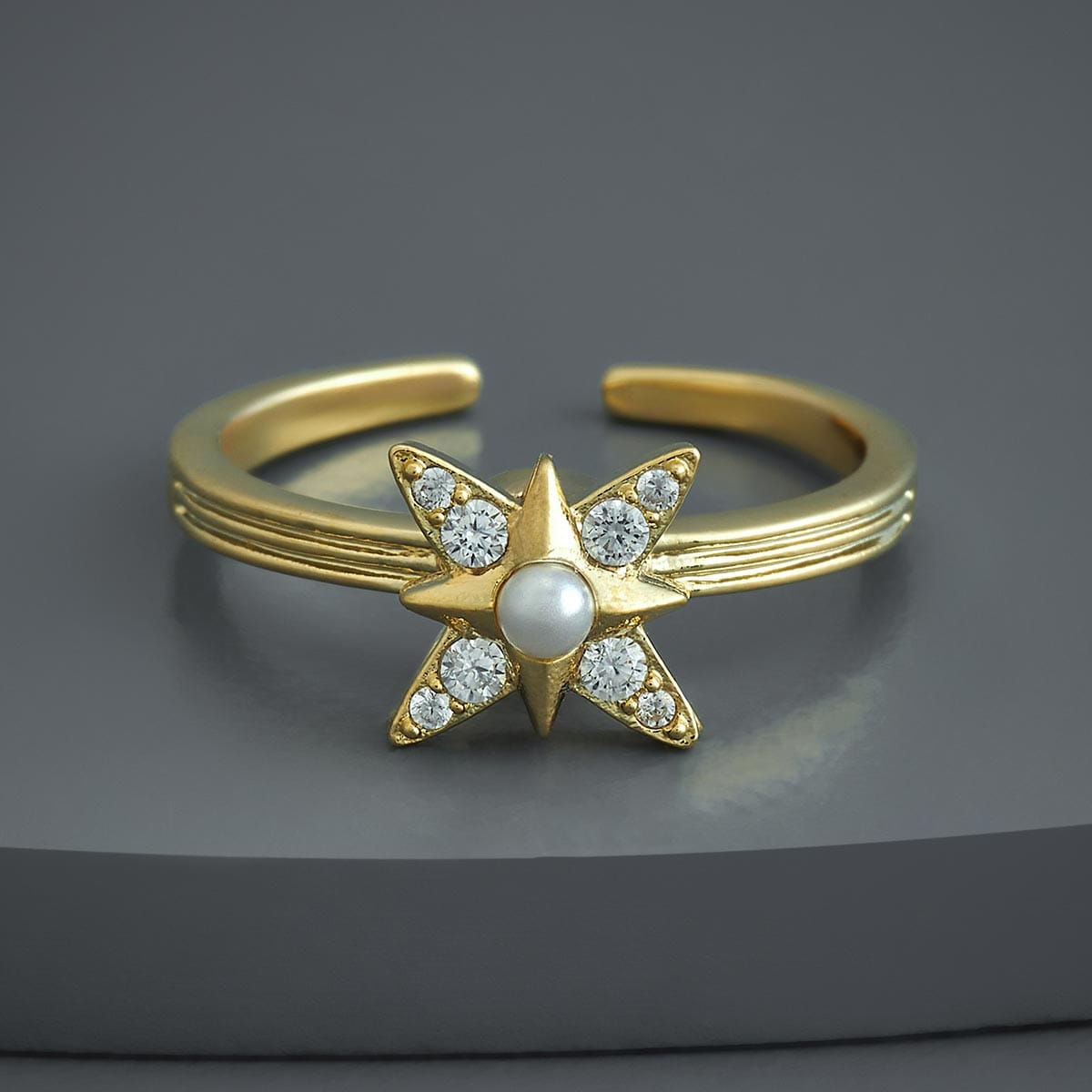 Trendy Zircon Finger Ring Trendy Finger Ring 186039