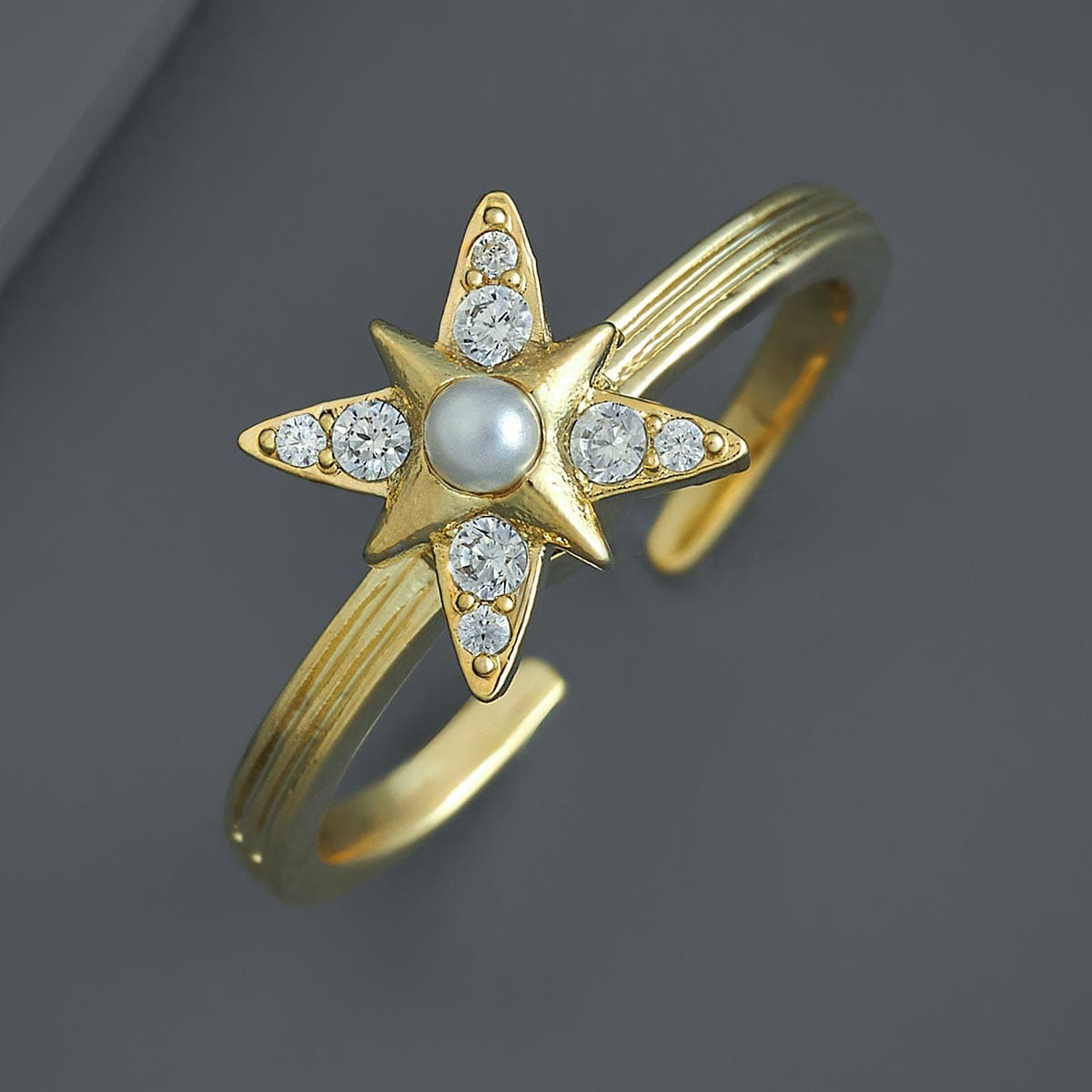 Trendy Zircon Finger Ring Trendy Finger Ring 186039