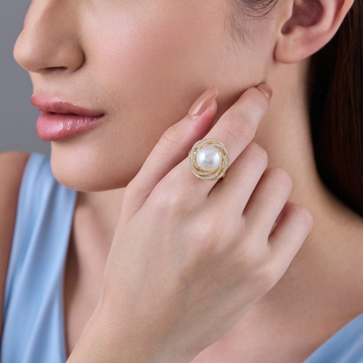 Trendy Zircon Finger Ring Trendy Finger Ring 186799