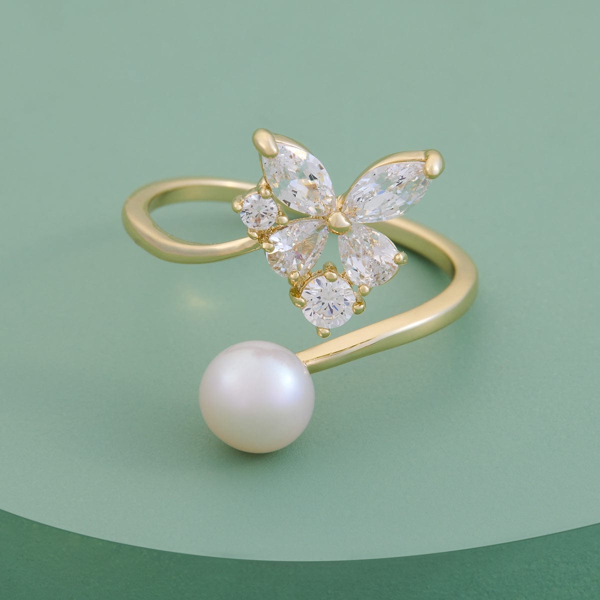 Trendy Zircon Finger Ring Trendy Finger Ring 189985