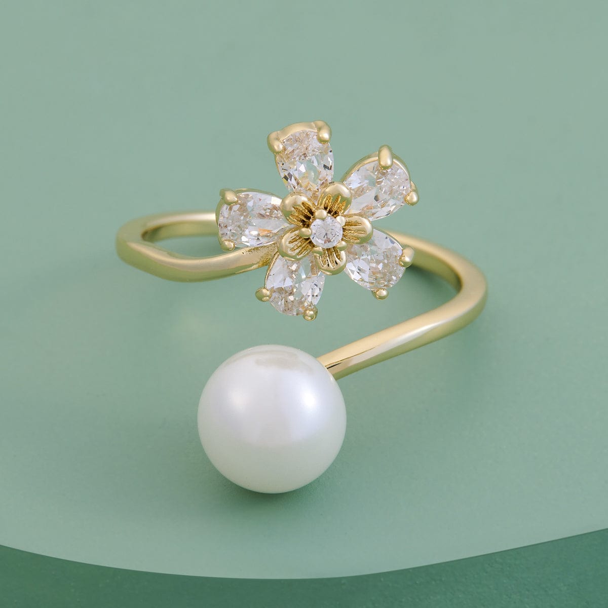 Trendy Zircon Finger Ring Trendy Finger Ring 189986