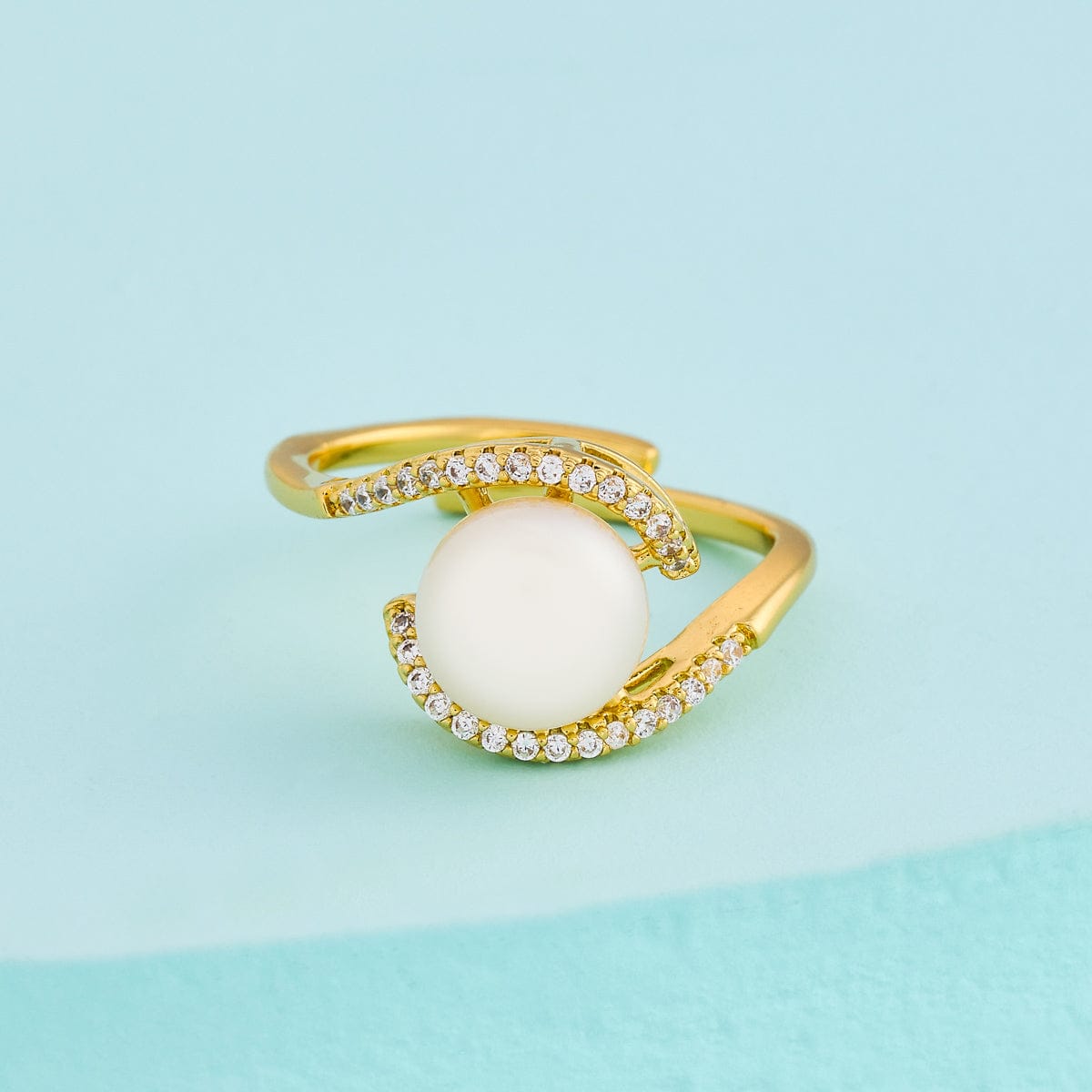 Trendy Zircon Finger Ring Trendy Finger Ring 190043