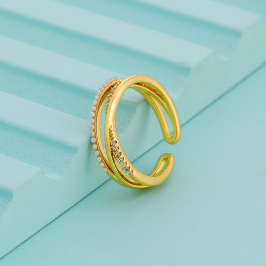 Trendy Zircon Finger Ring Trendy Finger Ring 192422