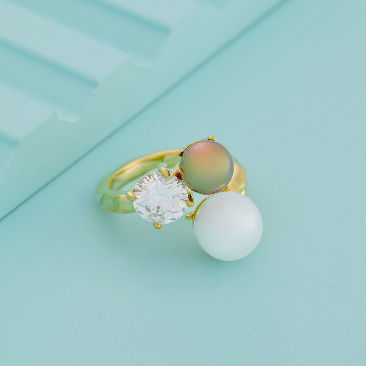 Trendy Zircon Finger Ring Trendy Finger Ring 192521