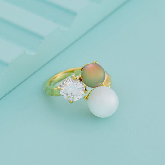 Trendy Zircon Finger Ring Trendy Finger Ring 192521