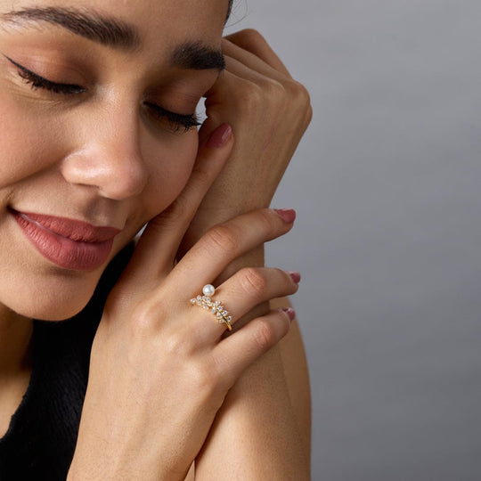 Trendy Zircon Finger Ring Trendy Finger Ring 192534