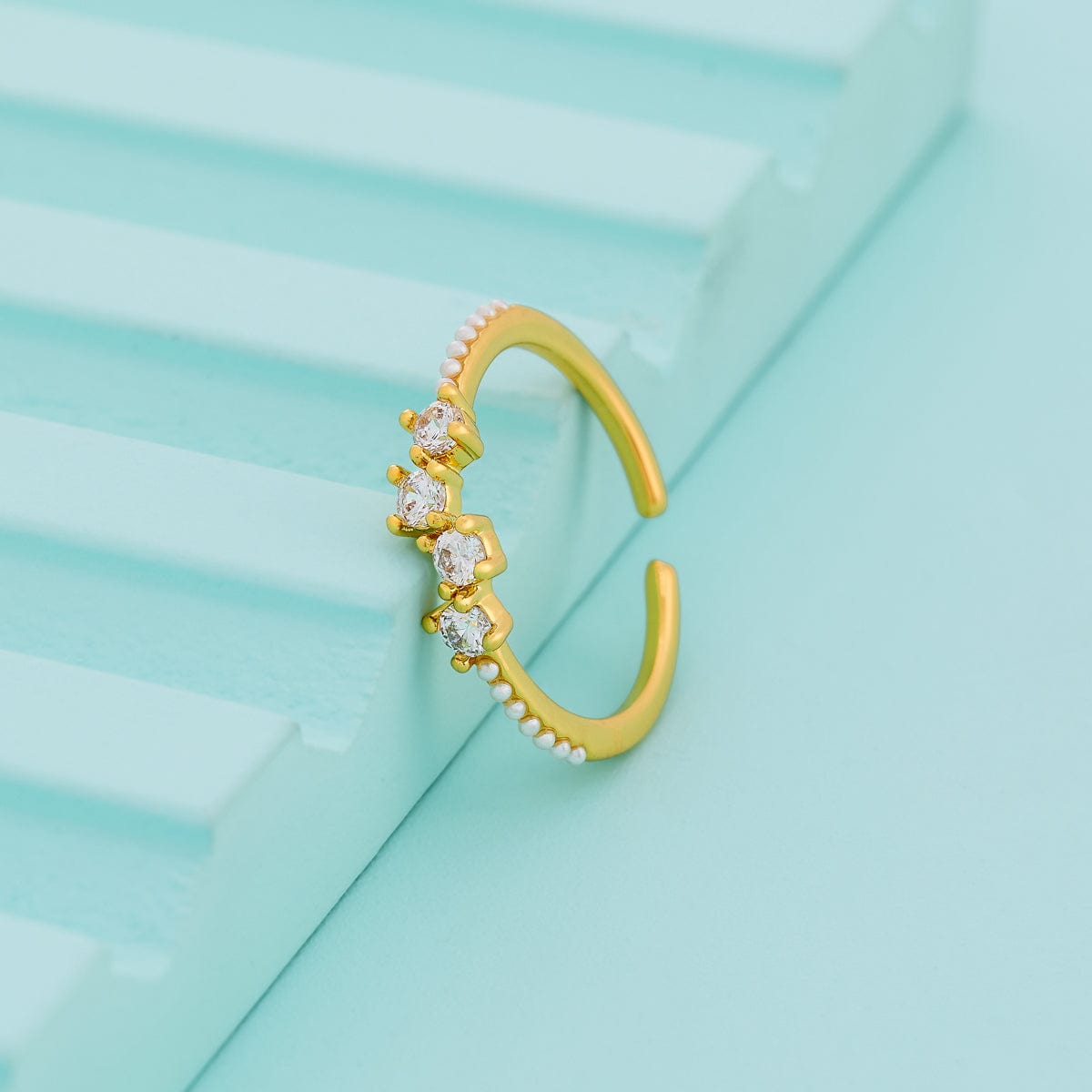 Trendy Zircon Finger Ring Trendy Finger Ring 192548