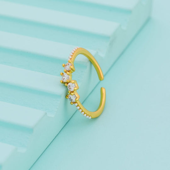 Trendy Zircon Finger Ring Trendy Finger Ring 192548