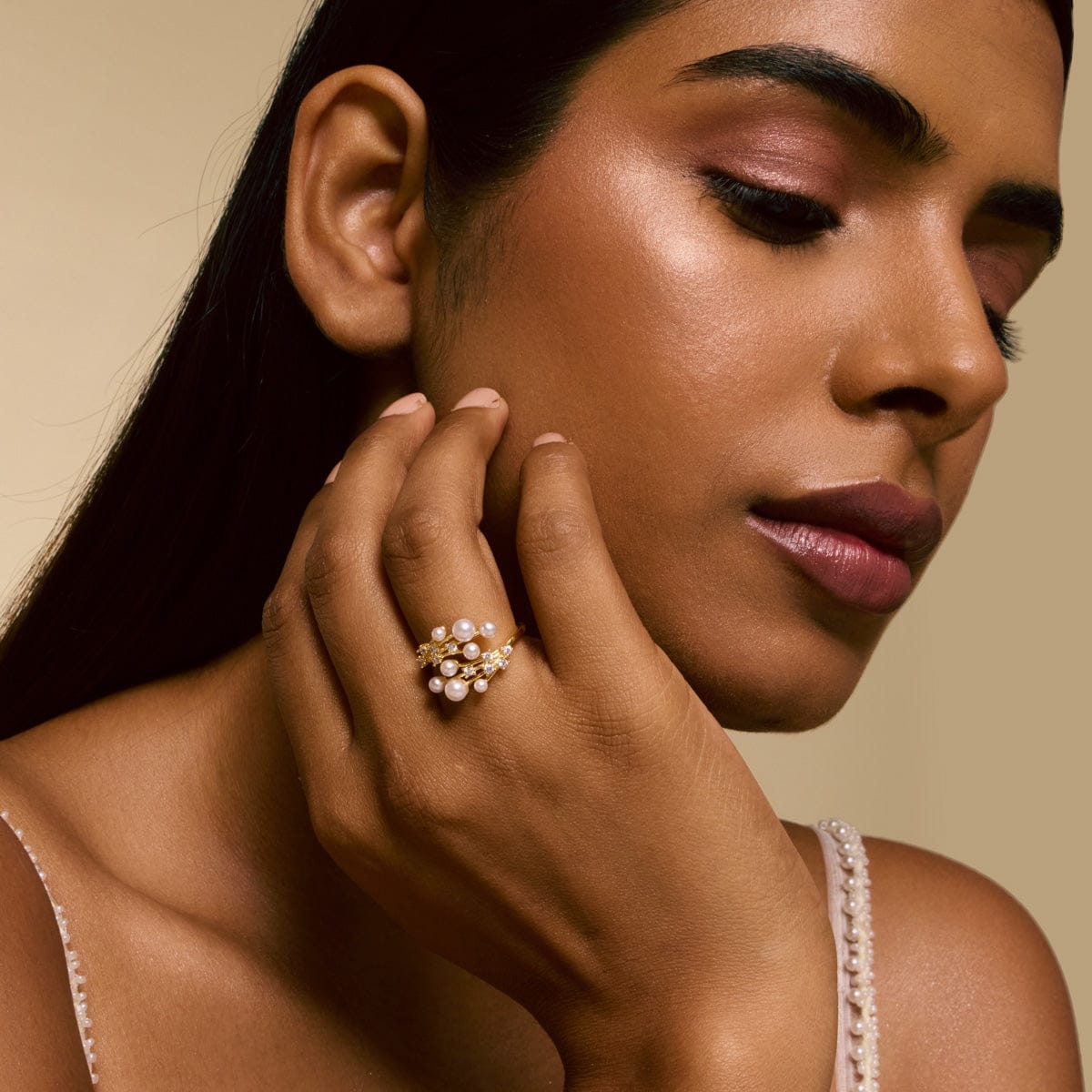 Trendy Zircon Finger Ring Trendy Finger Ring 195439